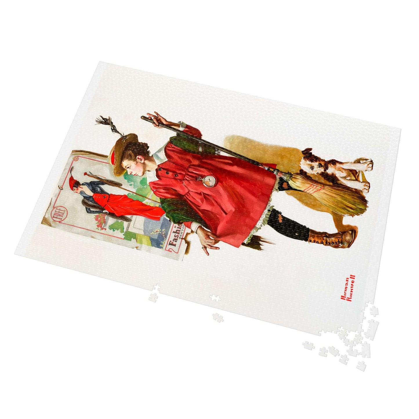 The Little Model by Norman Rockwell- Jigsaw Puzzle