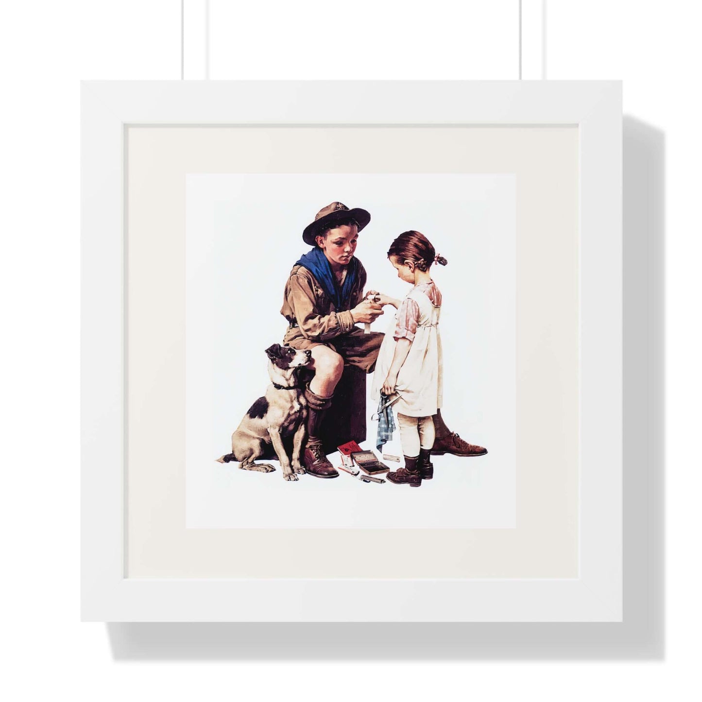 Boys and Girls First Aid Week: Norman Rockwell: Wall Art