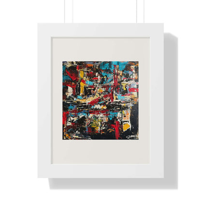 City Wall - AbEx - Framed Wall Art