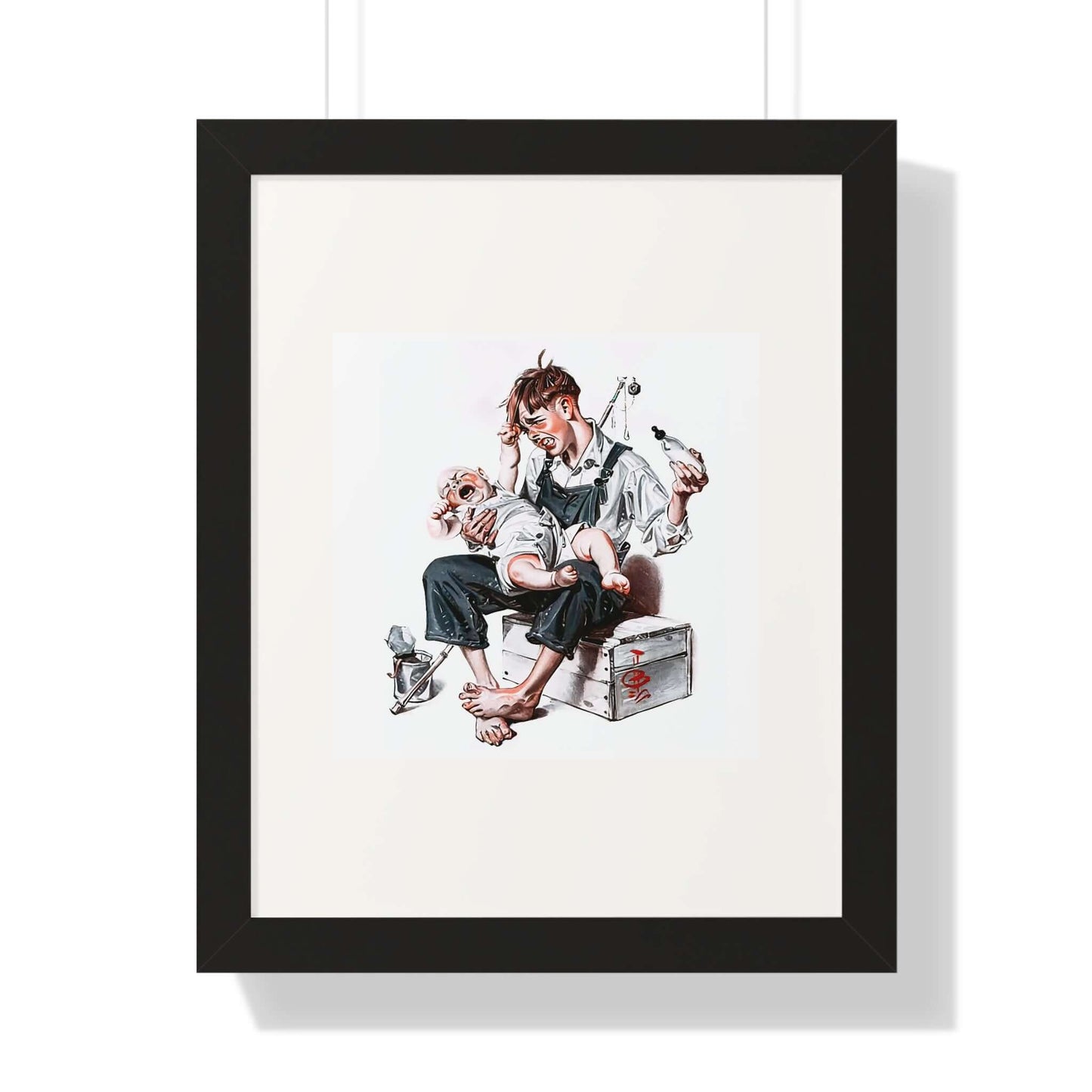 Feeding Time by J.C. Leyendecker: Wall Art