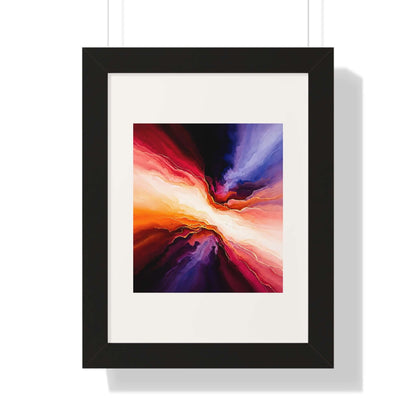 Dawn Split - AbEx - Framed Wall Art