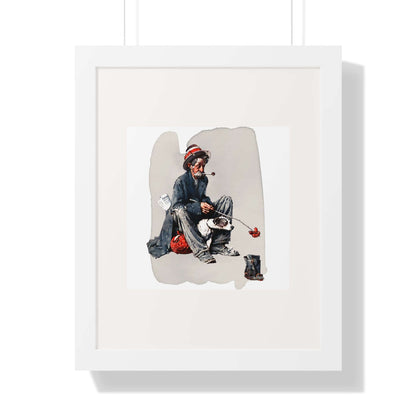 Hobo: Norman Rockwell: Framed Wall Art