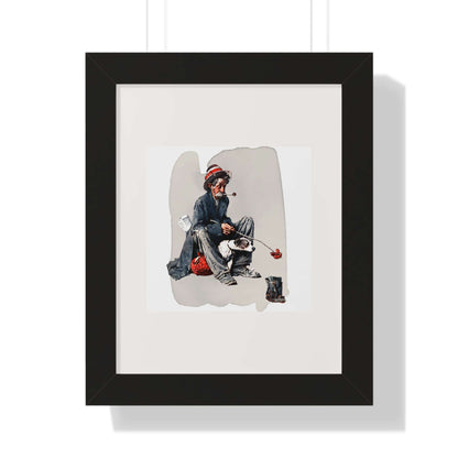 Hobo: Norman Rockwell: Framed Wall Art