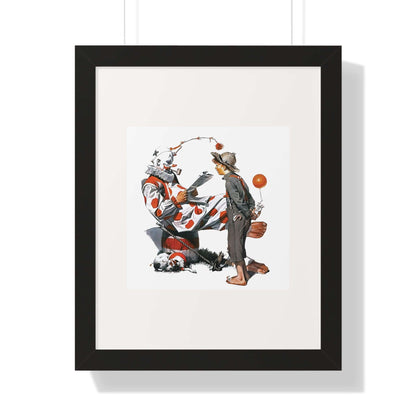 Meeting the Clown: Norman Rockwell: Wall Art