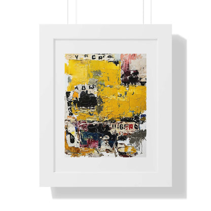 Peelback - AbEx - Framed Wall Art