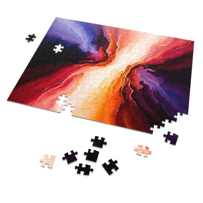Dawn Split - AbEx - Jigsaw Puzzle