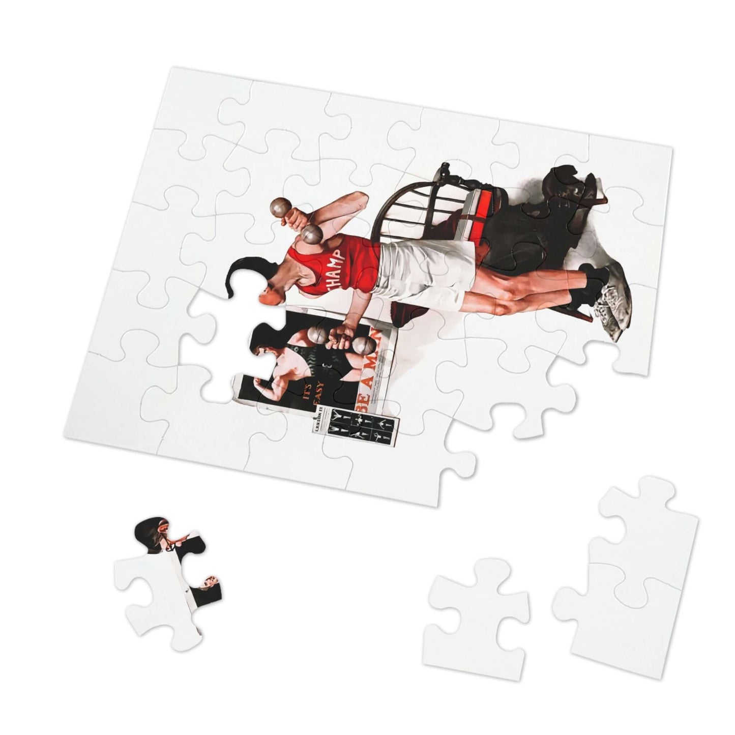 Be a Man, It’s Easy by Norman Rockwell - Jigsaw Puzzle