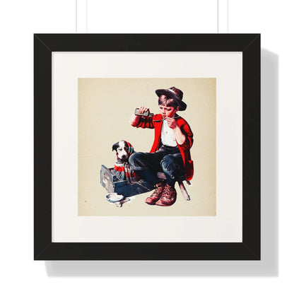 Sick Puppy by Norman Rockwell: Wall Art