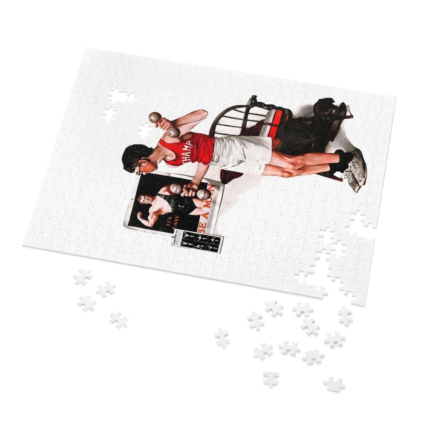 Be a Man, It’s Easy by Norman Rockwell - Jigsaw Puzzle