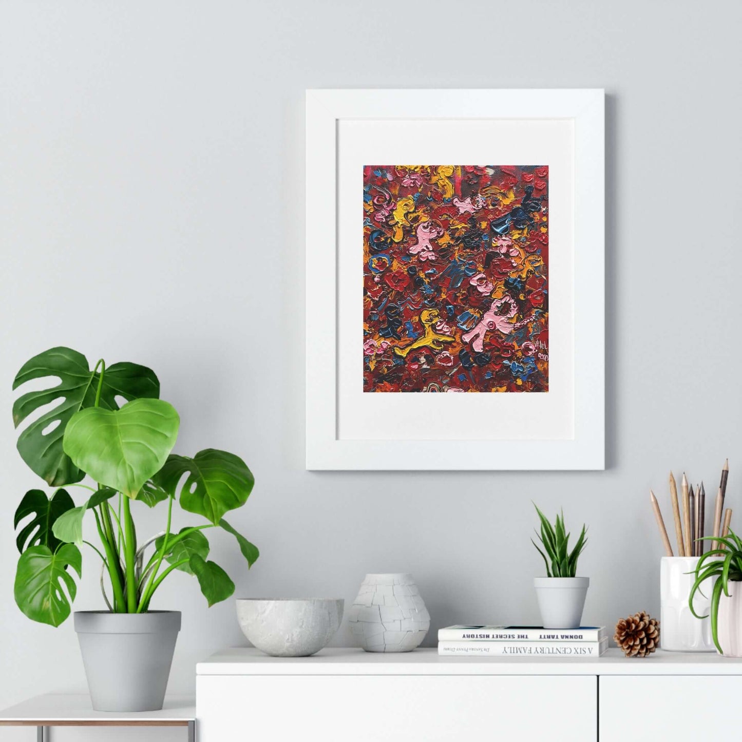 Rapture - AbEx - Framed Wall Art