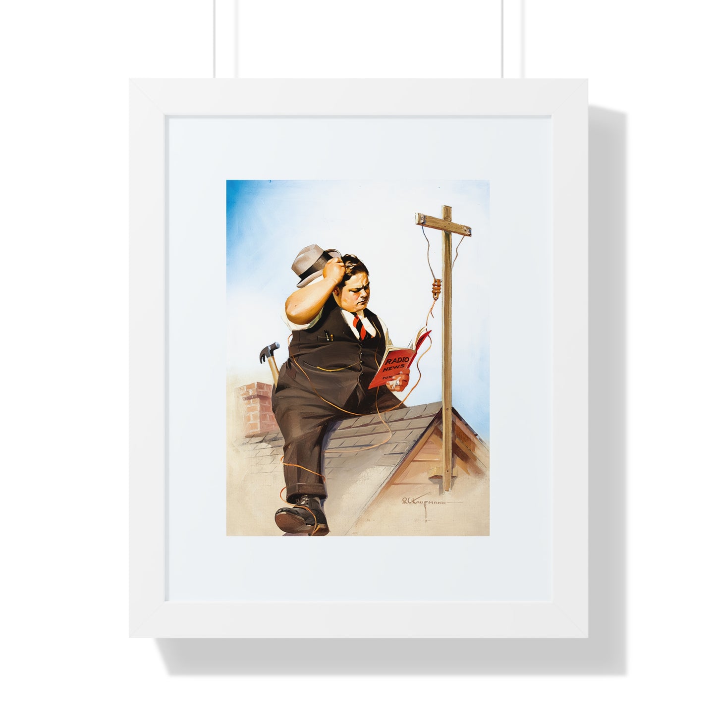 Radio Antennae by Robert C. Kauffmann  Wall Art