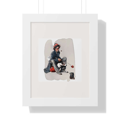 Hobo: Norman Rockwell: Framed Wall Art